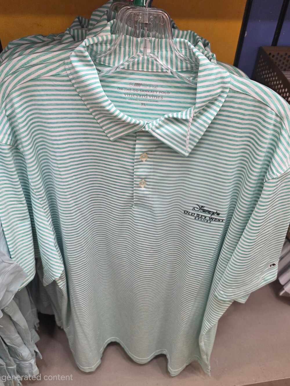 Disney Old Key West Resort Vineyard Vines Polo Shirt Disney Parks 